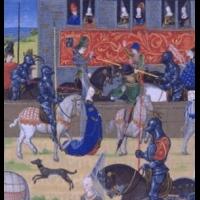 Joute de chevaliers